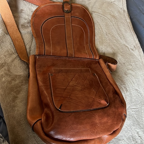 Brand new Patricia Bash large vintage saddlebag no tags - Picture 4 of 5